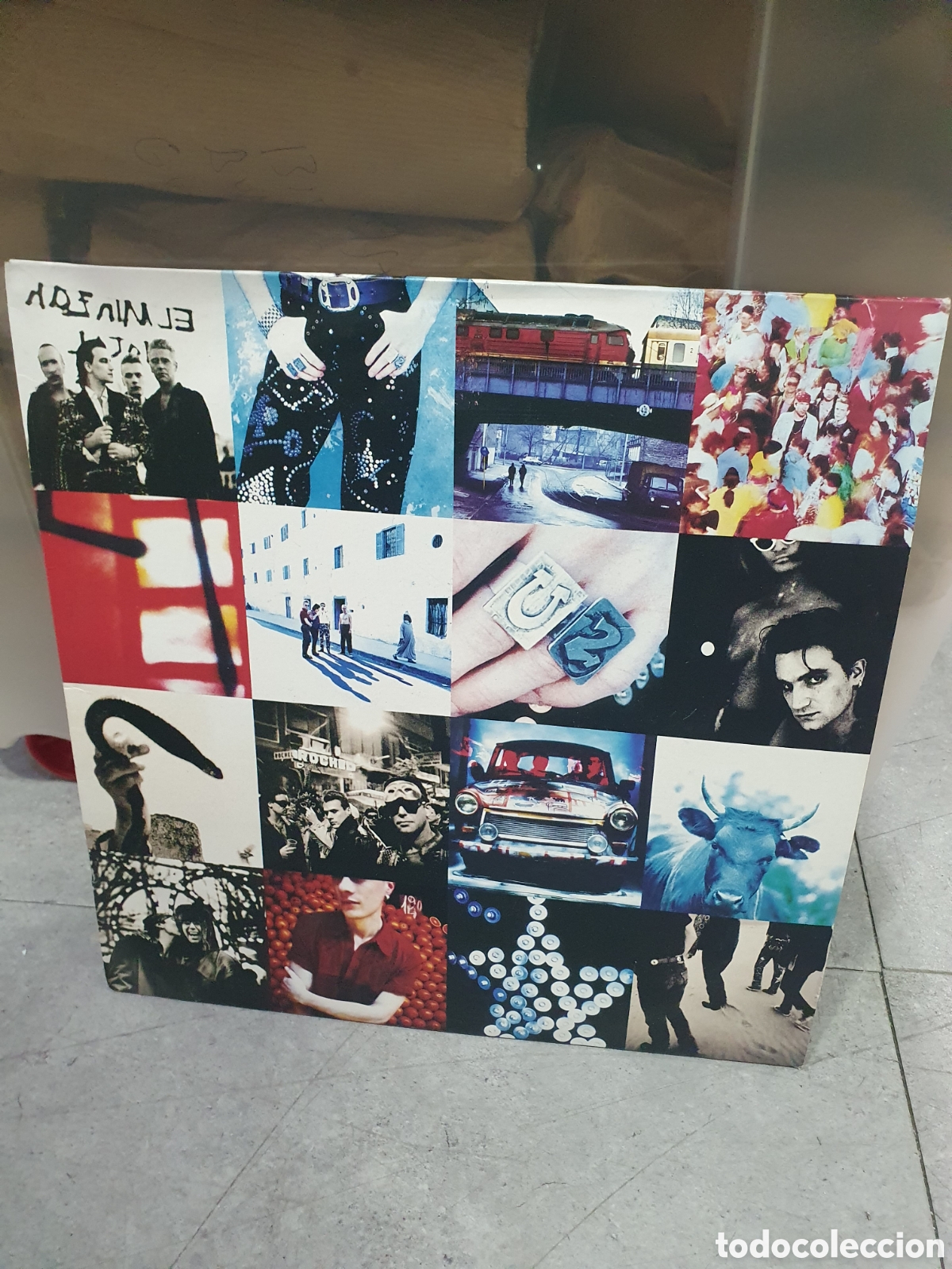 Discos de vinilo: SALIDA 0.01&euro;. LP. U2. Achtung baby.