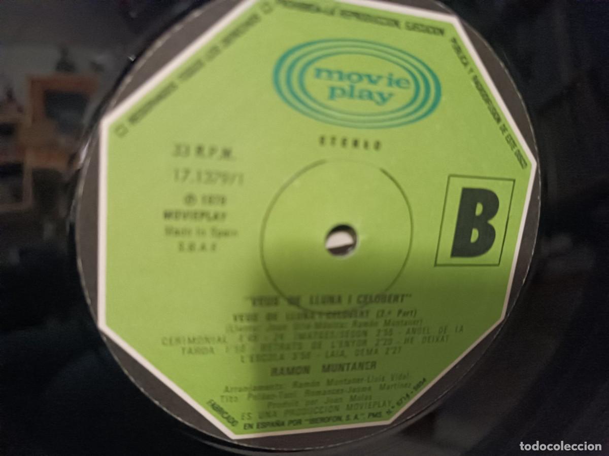 Discos de vinilo: Ram&oacute;n Muntaner Veus de lluna i celobert - Foto 4