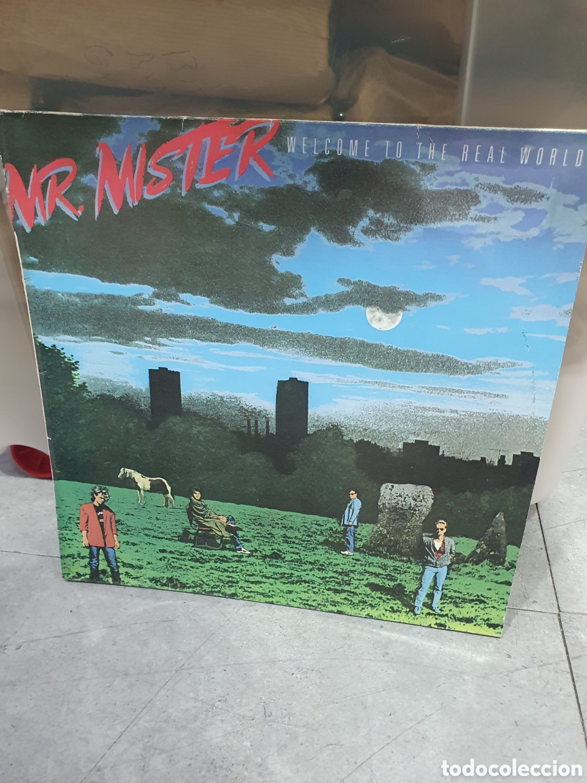 Discos de vinilo: LP. Mr. Mister. Welcome to the real World.