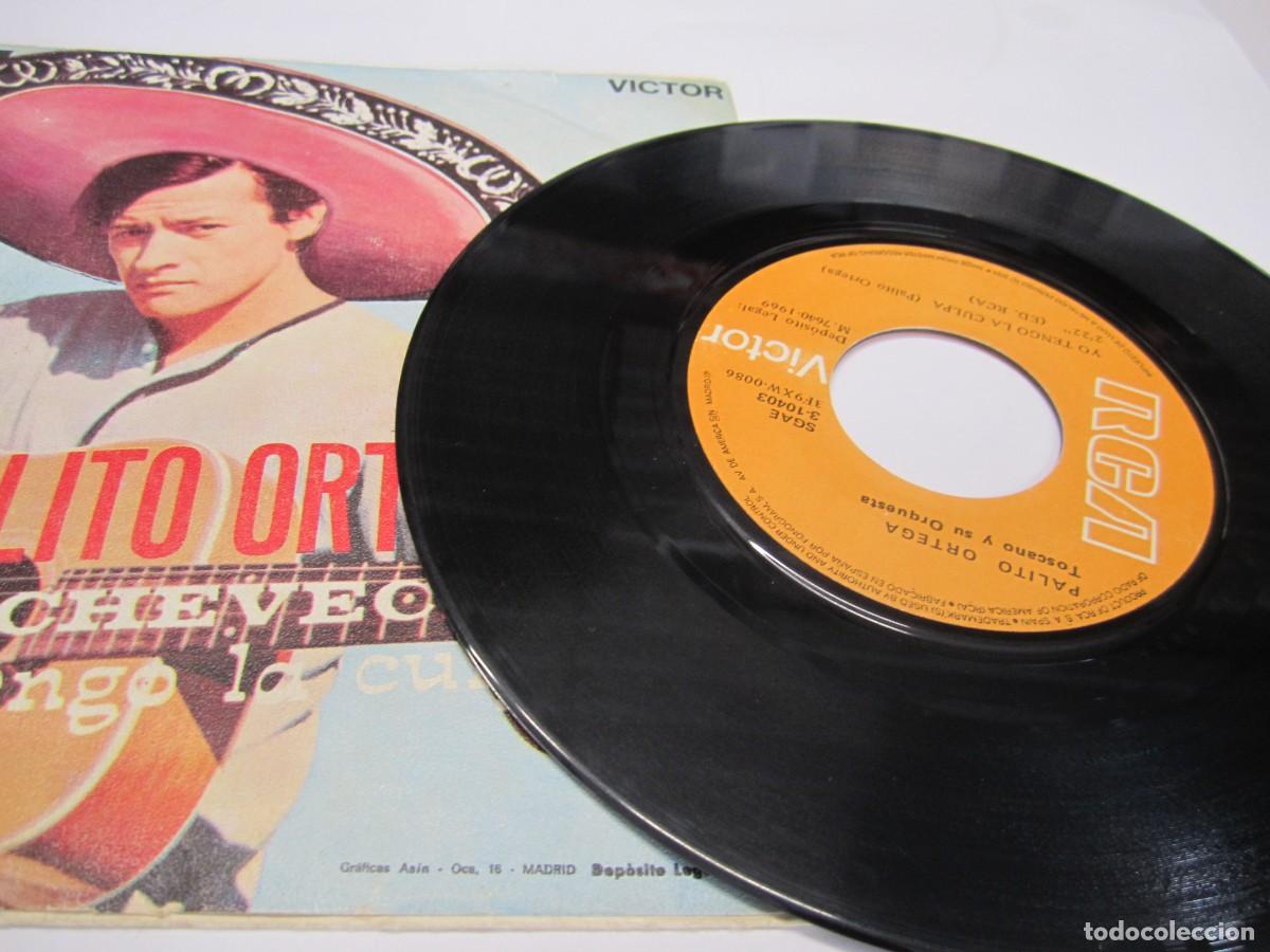 Discos de vinilo: disco vinilo single palito ortega la chevecha - Foto 2