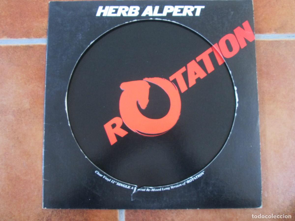 Discos de vinilo: HERB ALPERT - Angelina / Rotation. MX Single, ed USA 12&rdquo; 1979. Transparente. Magn&iacute;fico estado VG+/NM