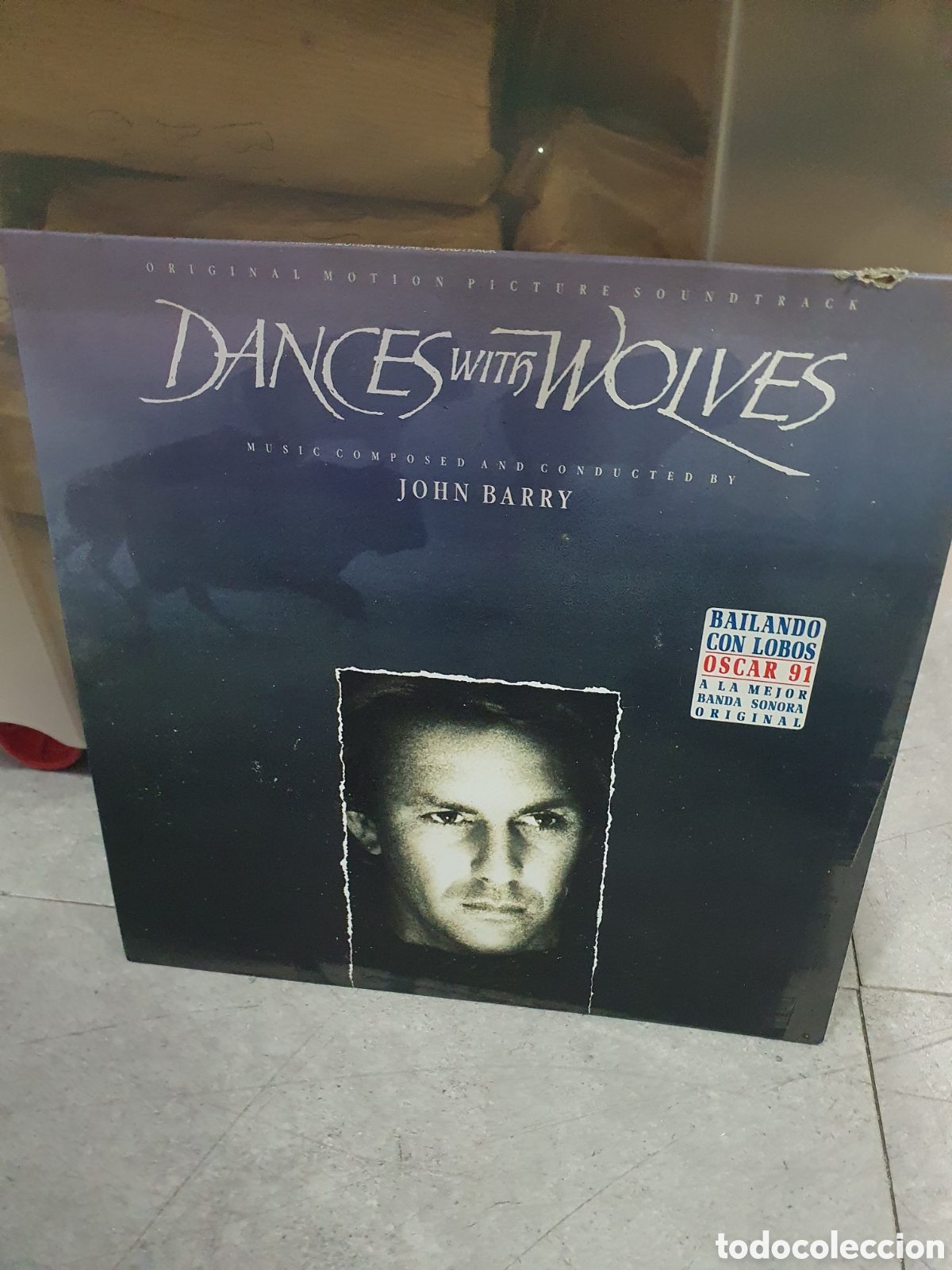 Discos de vinilo: LP. Bailando con lobos.