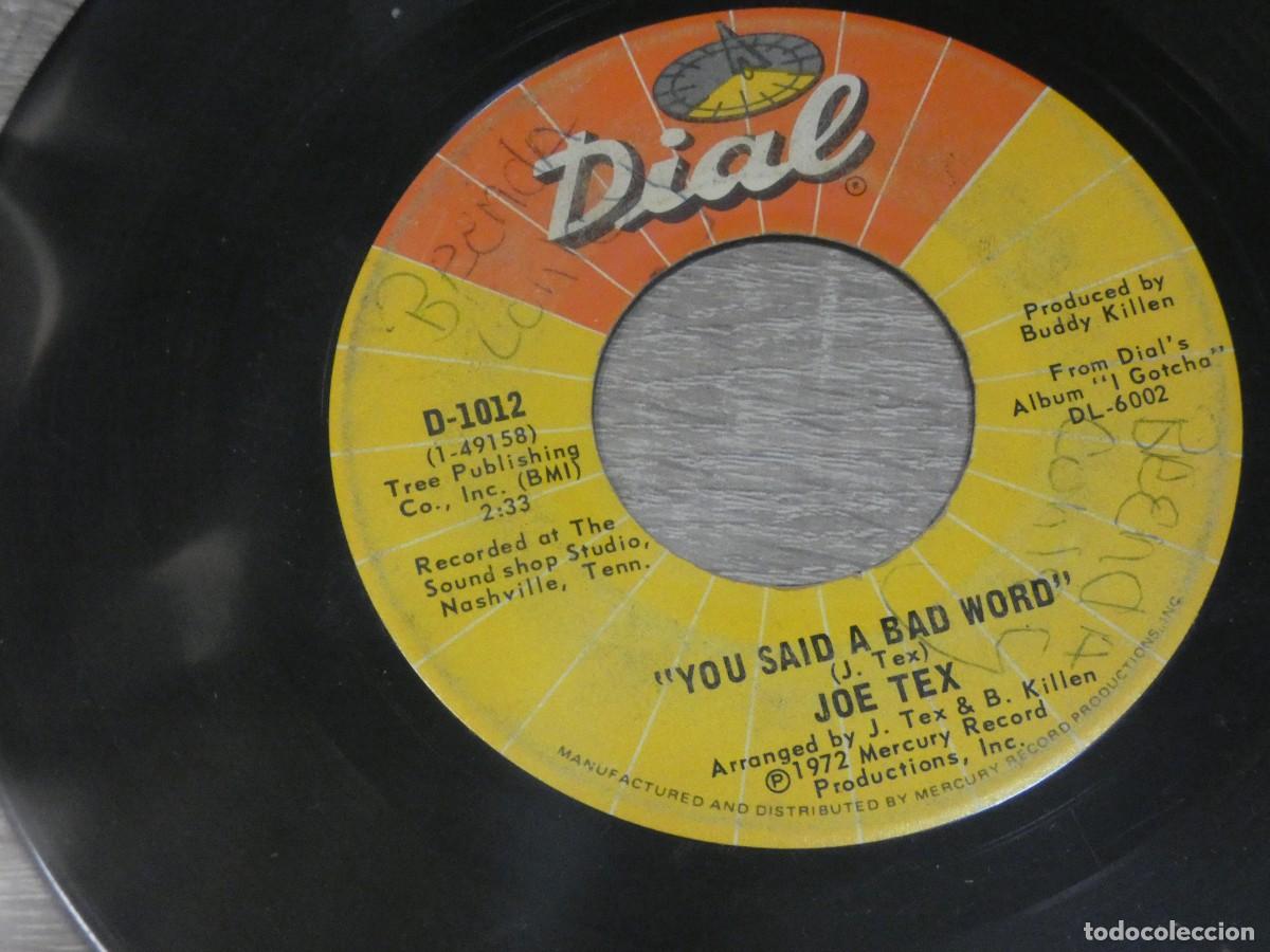 Discos de vinilo: ARKANSAS1980 PACC703 VINILO 7 PULGADAS USA BASTANTE USADO REPRODUCIBLE JOE TEX