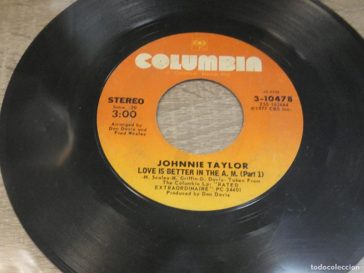 Discos de vinilo: ARKANSAS1980 PACC703 VINILO 7 PULGADAS USA BASTANTE USADO REPRODUCIBLE JOHNNIE TAYLOR