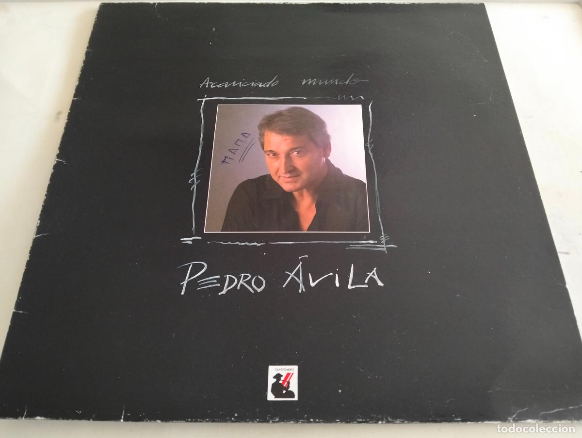 Discos de vinilo: PEDRO AVILA, DISCO LP ACARICIADO MUNDO, EDITADO RNE , A&Ntilde;O 1987