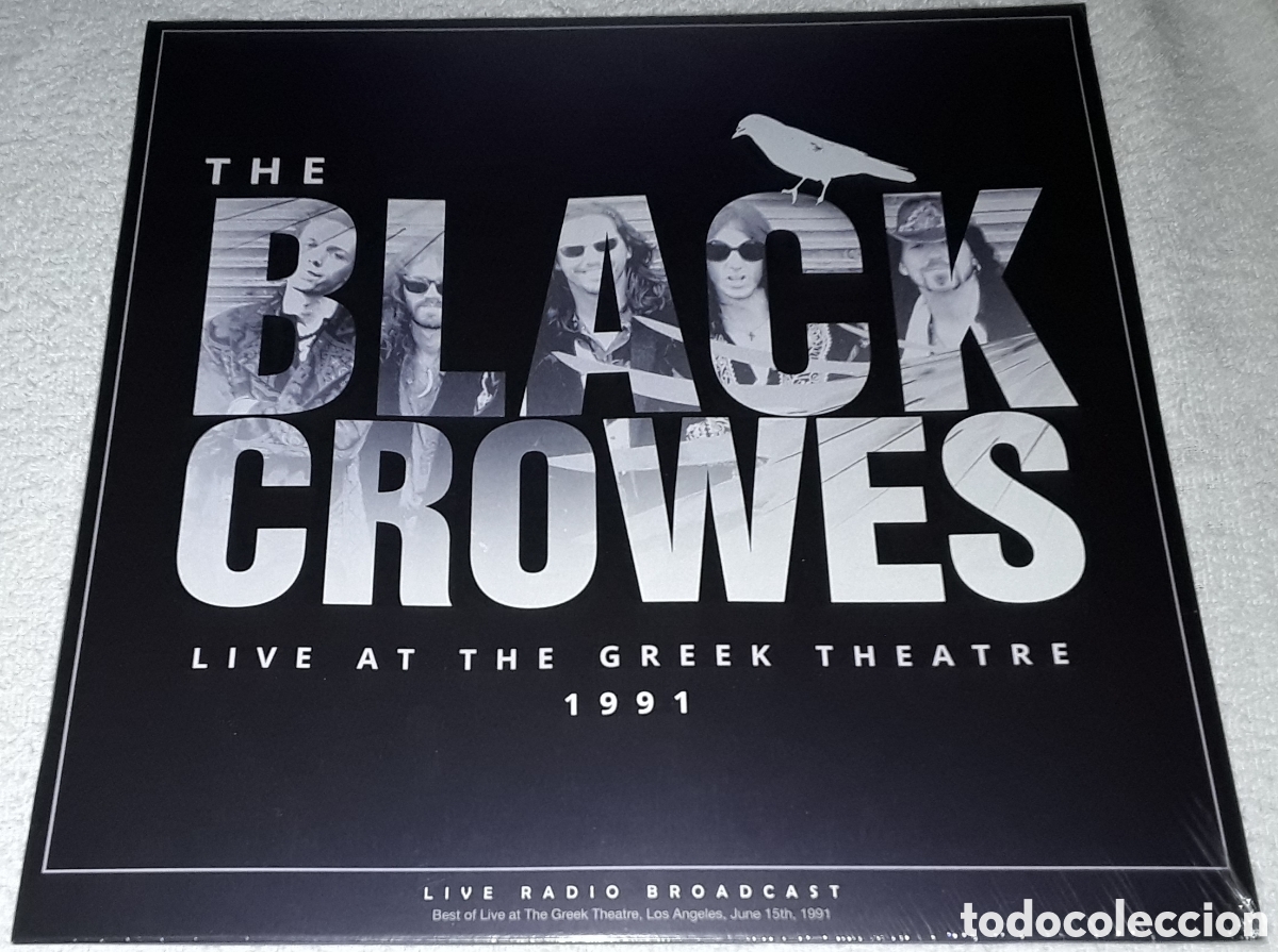 Discos de vinilo: LP - BLACK CROWES - LIVE AT THE GREEK THEATRE 1991 - NUEVO Y PRECINTADO