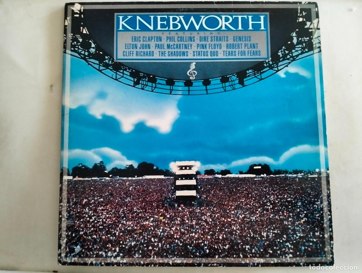 Discos de vinilo: FESTIVAL DE KNEBWORTH, DISCO DOBLE LP, EDITADO POLYDOR , A&Ntilde;O 1990