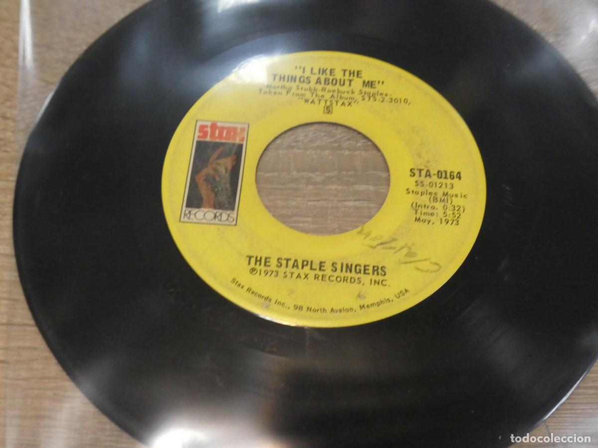 Discos de vinilo: ARKANSAS1980 PACC703 VINILO 7 PULGADAS USA BASTANTE USADO REPRODUCIBLE THE STAPLES SINGERS