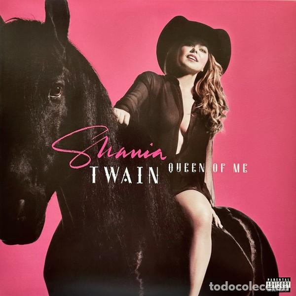 Discos de vinilo: Shania Twain * LP Vinilo Color Ne&oacute;n Rosa * Queen Of Me * Rare USA Portada Alternativa * Precintado