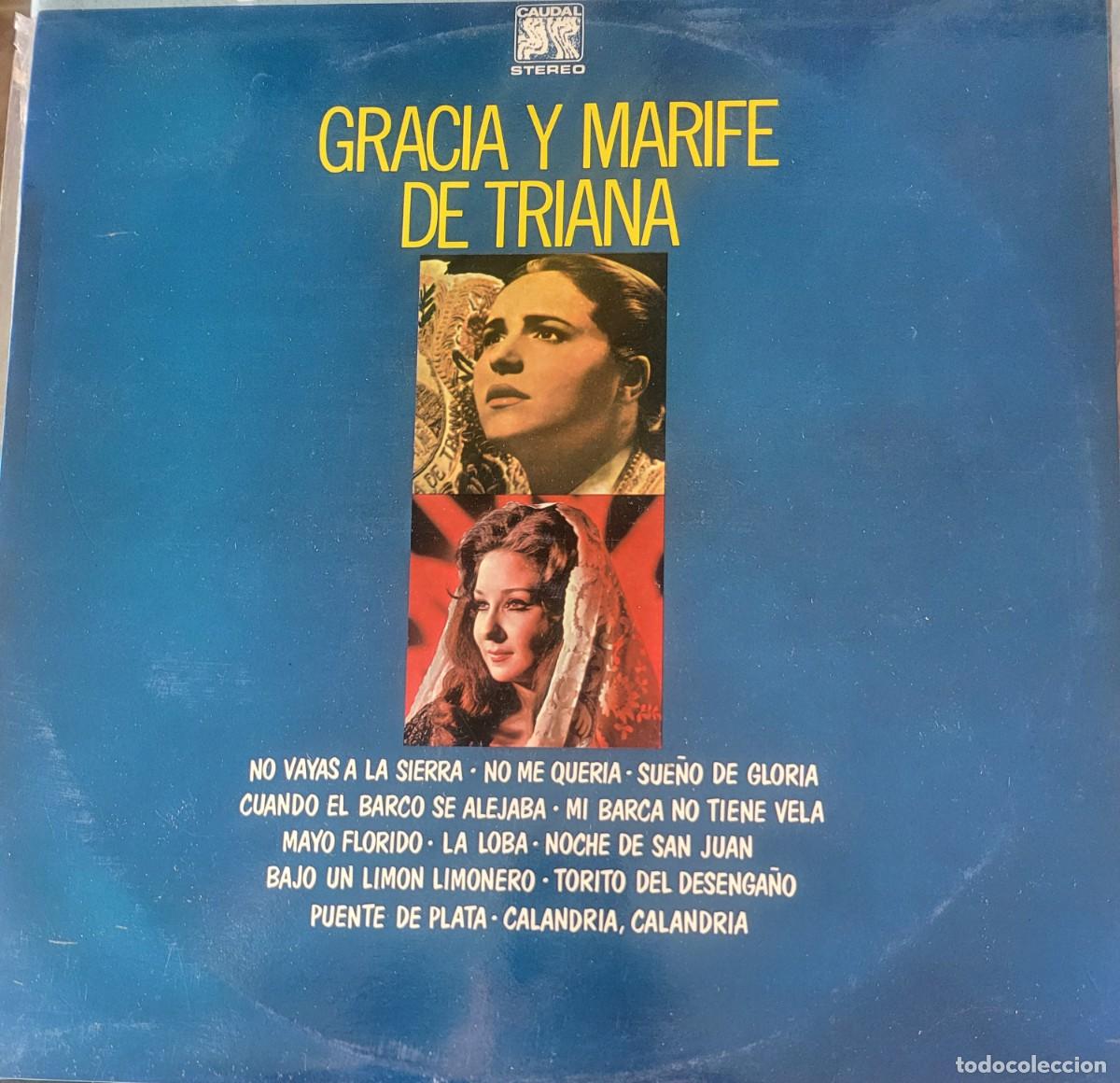 Discos de vinilo: Gracia y Marife de Triana Lp sello Caudal editado en Espa&ntilde;a...a&ntilde;o 1976.