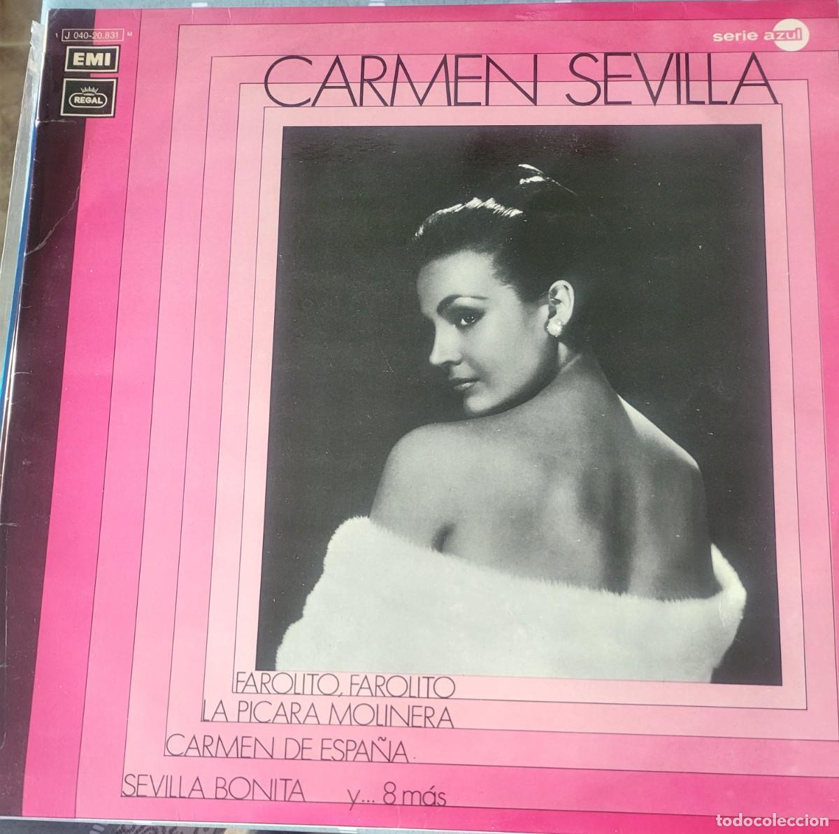 Discos de vinilo: Carmen Sevilla Lp sello Emi-Regal editado en Espa&ntilde;a...a&ntilde;o 1972.