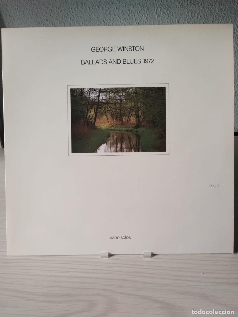 Discos de vinilo: GEORGE WINSTON LOTE 2 LPs: Ballads and Blues y Winter into Spring (Windham Hill, 1985 y 1982)