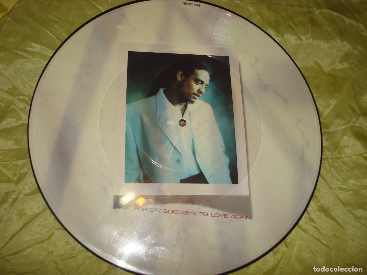 Discos de vinilo: MAXI PRIEST. GOODBYE TO LOVE AGAIN. MAXI-SINGLE. PICTURE DISC. 10 RECORDS, 1988(#)