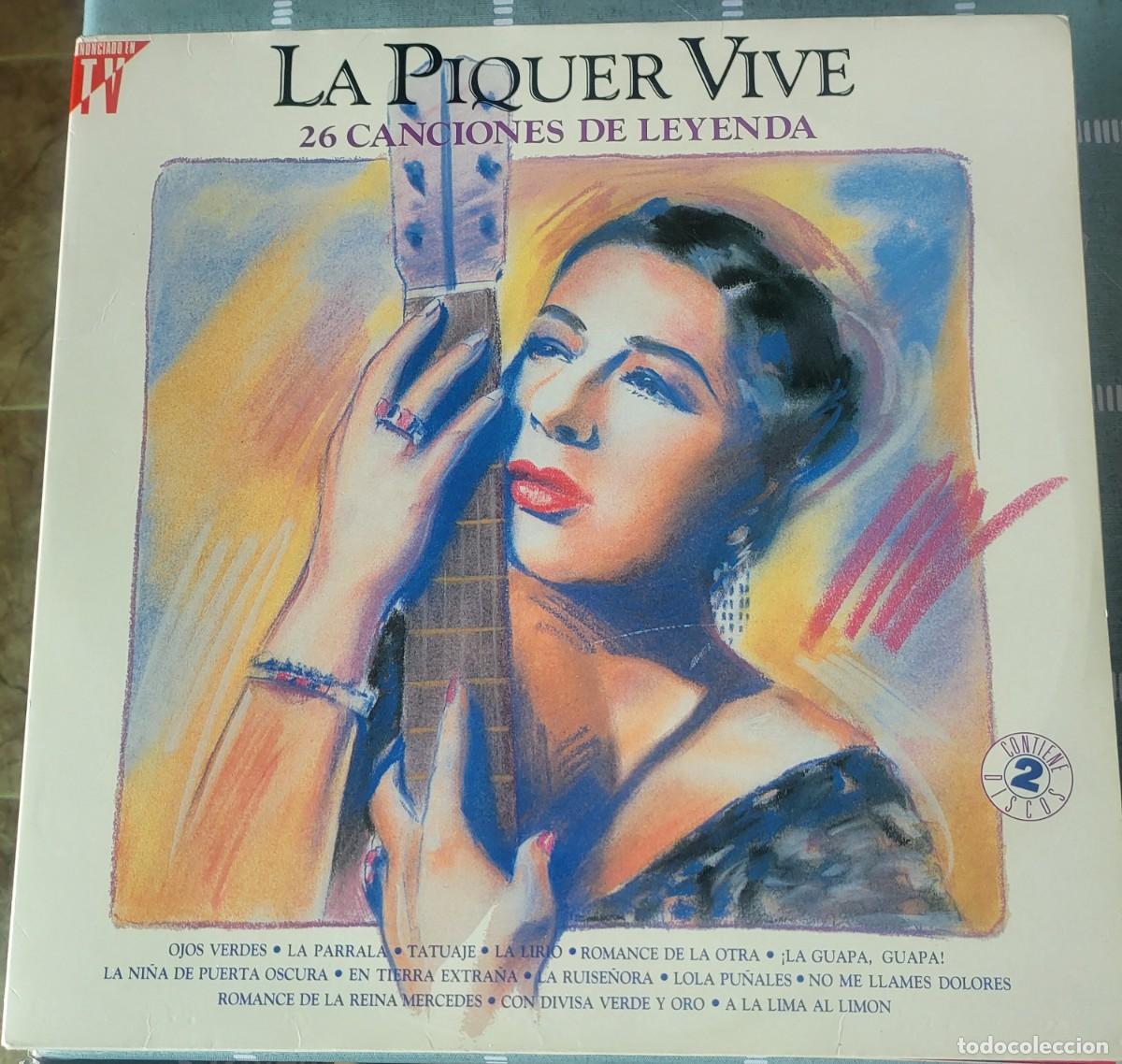 Discos de vinilo: Conchita Piquer Lp doble 2 discos sello Emi editado en Espa&ntilde;a...a&ntilde;o 1991.