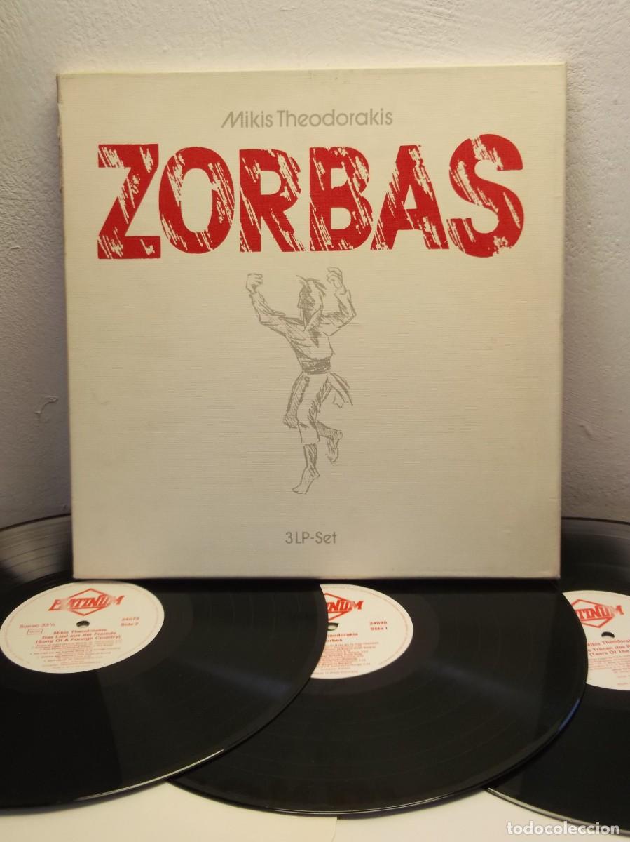 Vinyl records: Mikis Theodorakis &ndash; Zorbas BOX 3 x LP