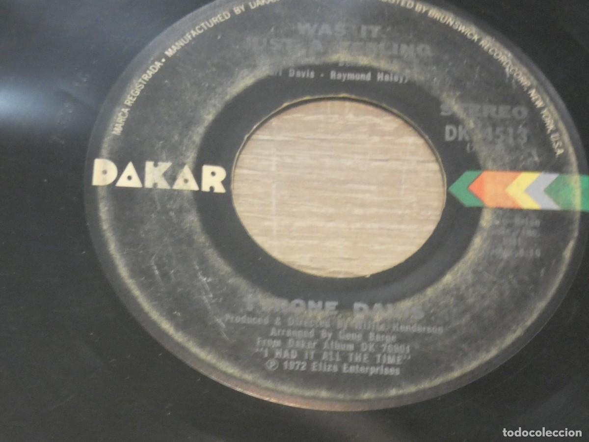 Discos de vinilo: ARKANSAS1980 PACC703 VINILO 7 PULGADAS USA BASTANTE USADO REPRODUCIBLE TYRONE DAVIS