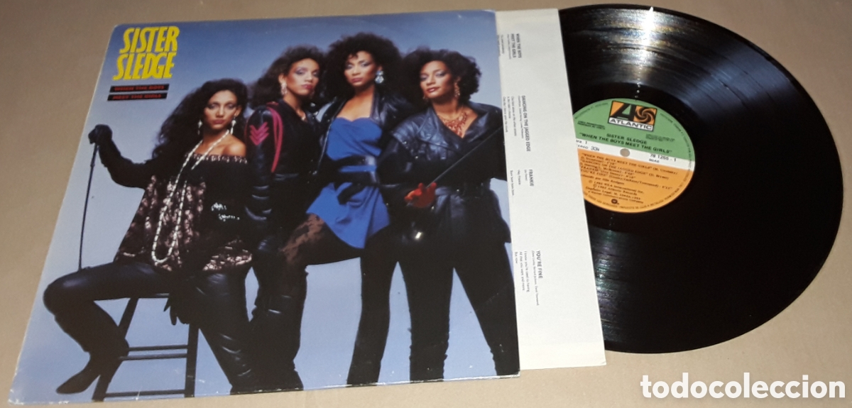 Discos de vinilo: LP - SISTER SLEDGE - WHEN THE BOYS MEET THE GIRLS - PROMO
