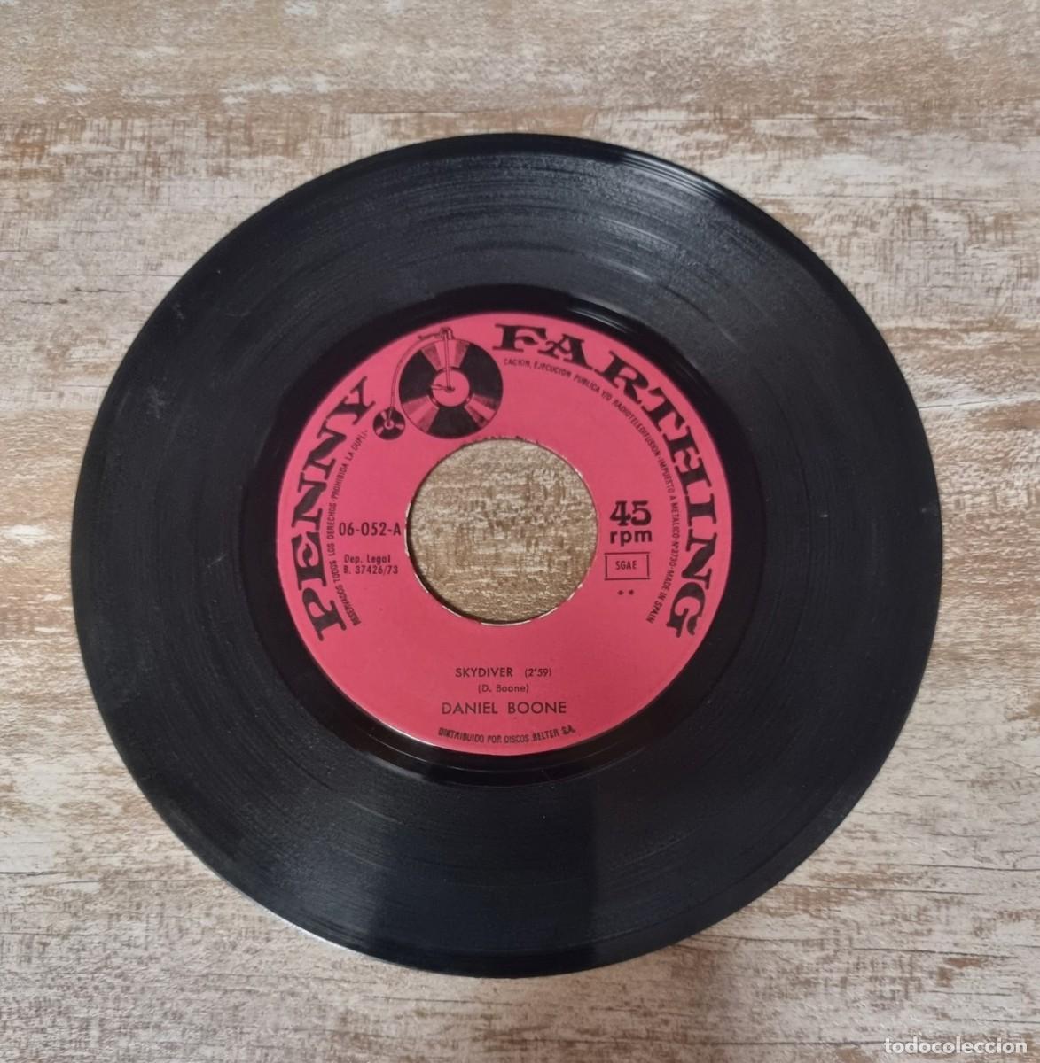Discos de vinilo: DANIEL BOONE- SKYDIVER/DO YOU THINK THE LORD? - 1973 - Foto 2