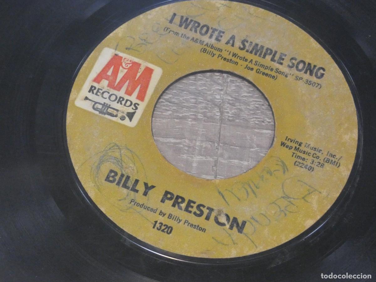Discos de vinilo: ARKANSAS1980 PACC703 VINILO 7 PULGADAS USA BASTANTE USADO REPRODUCIBLE BILLY PRESTON