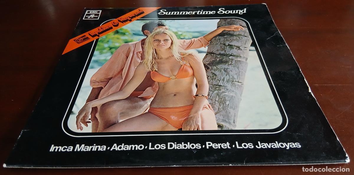 Discos de vinilo: SUMMERTIME SOUND - LOS DIABLOS - LOS JAVALOYAS Y VARIOS - LP - 1974