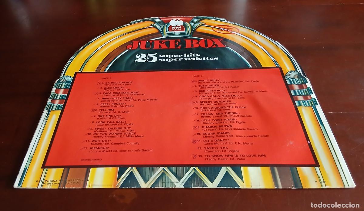 Discos de vinilo: JUKE BOX - 25 SUPER HITS - LP - 1977 - Foto 2