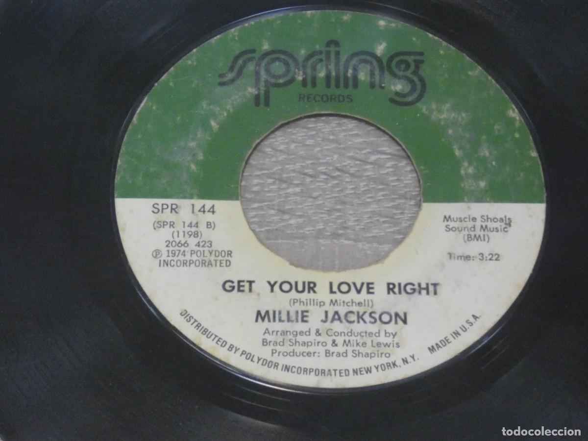 Discos de vinilo: ARKANSAS1980 PACC703 VINILO 7 PULGADAS USA BASTANTE USADO REPRODUCIBLE MILLIE JACKSON