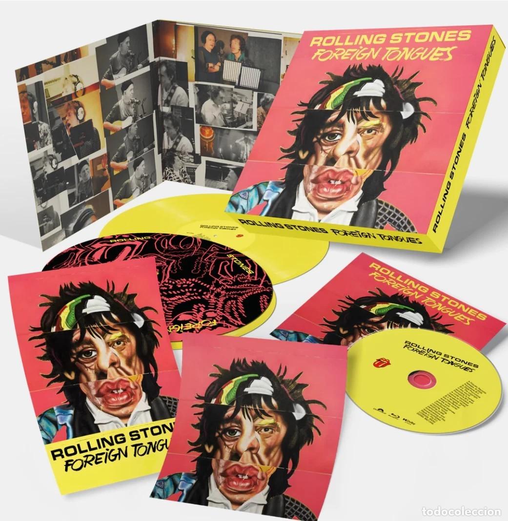 Discos de vinilo: ROLLING STONES Foreign Tongues (Edici&oacute;n Color Boxset) (Blu-Ray + 2 LP-Vinilo)