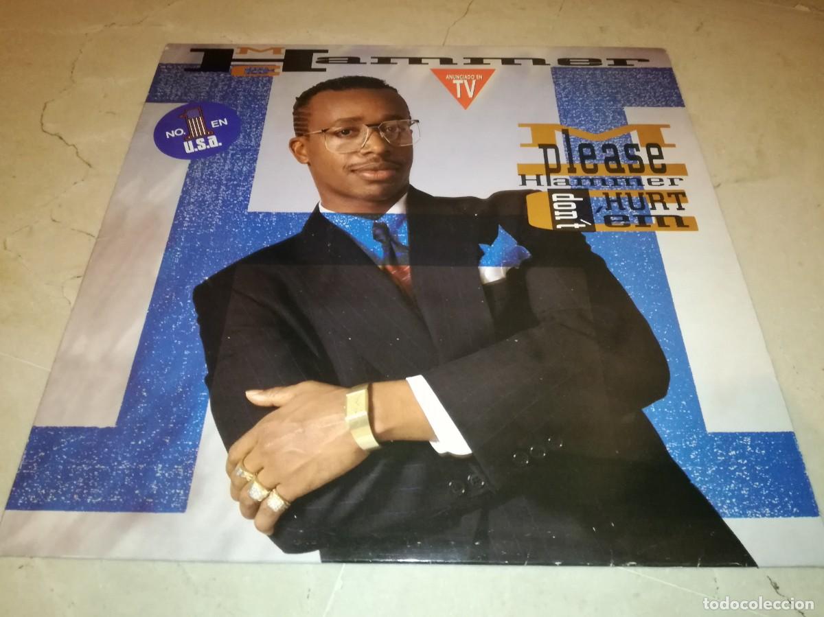 Discos de vinilo: M.C. HAMMER-PLEASE HAMMER DON&acute;T HURT EM-CONTIENE ENCARTE-ORIGINAL ESPA&Ntilde;OL 1990