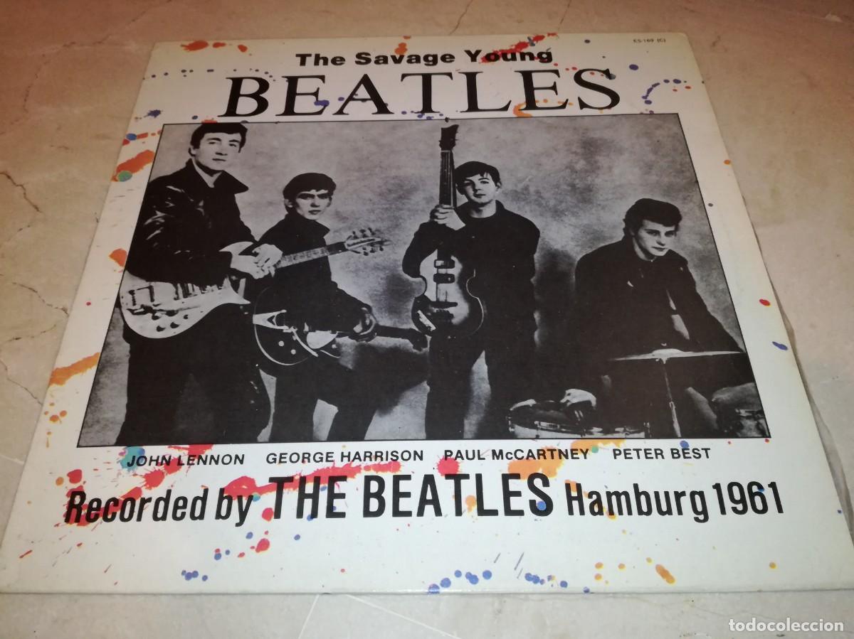 Discos de vinilo: THE BEATLES-THE SAVAGE YOUNG BEATLES-EDICI&Oacute;N ESPA&Ntilde;OLA-EN MUY BUEN ESTADO