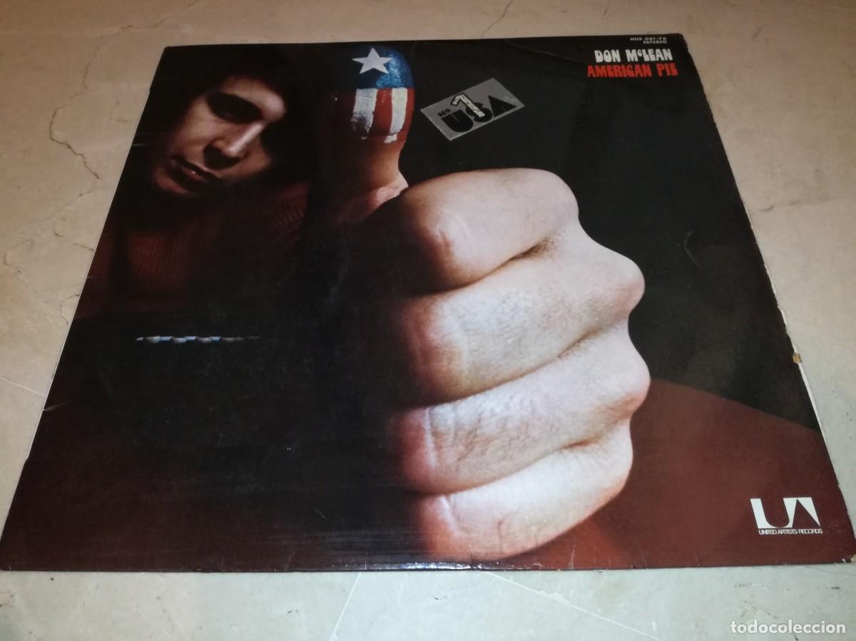 Discos de vinilo: DON McLEAN-AMERICAN PIE-CONTIENE ENCARTE-ORIGINAL ESPA&Ntilde;OL 1972-UNITED ARTISTS RECORDS