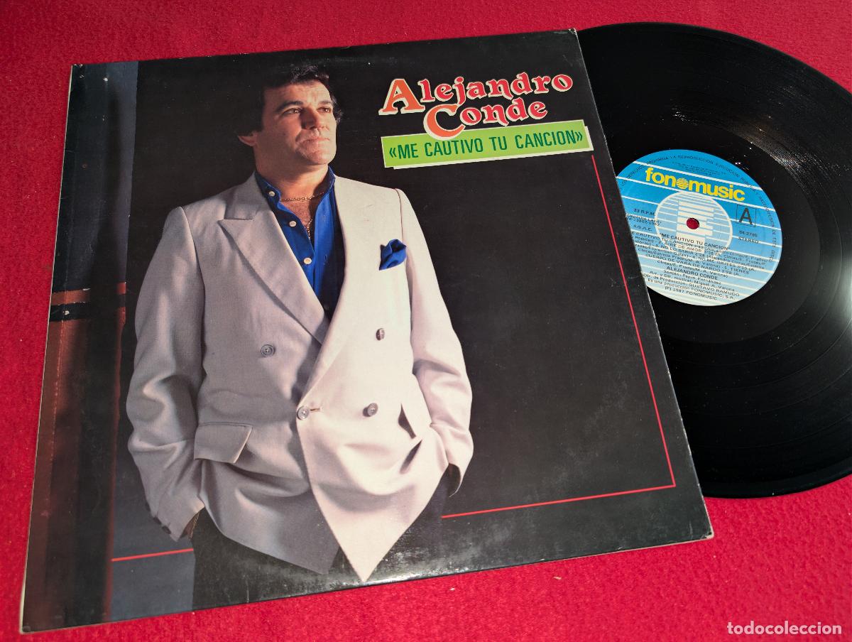 Discos de vinilo: ALEJANDRO CONDE Me cautivo tu cancion LP 1987 Fonomusic VINILO