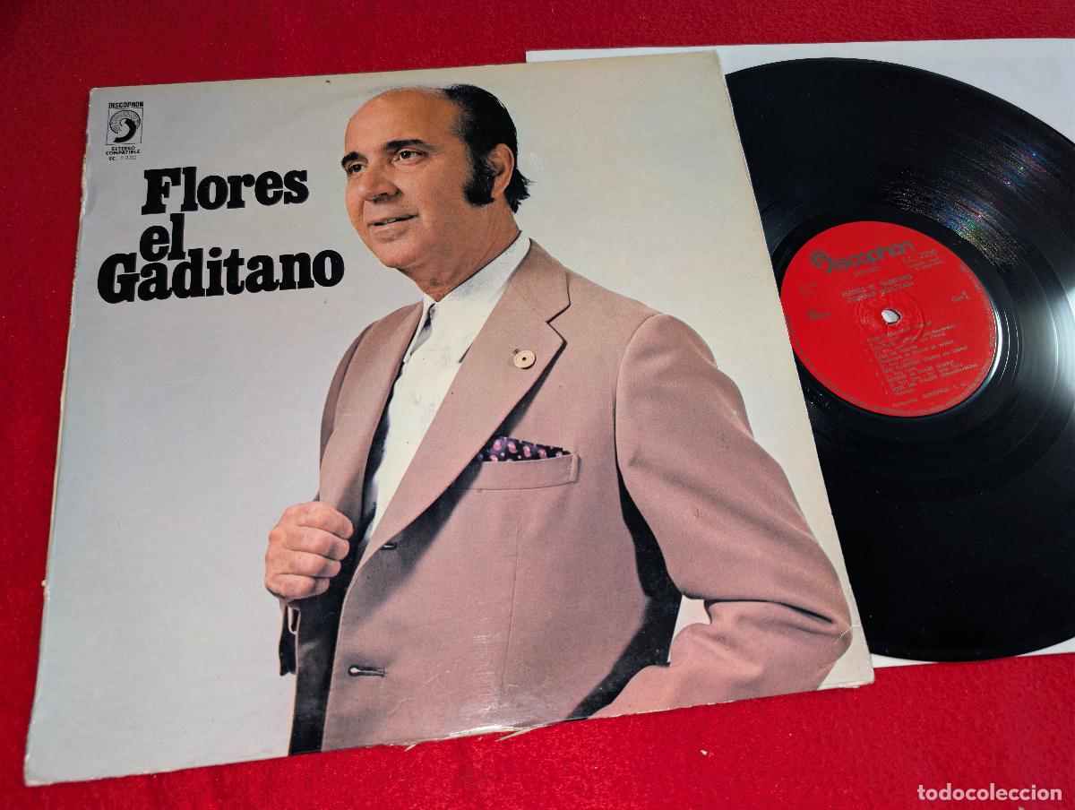 Discos de vinilo: FLORES EL GADITANO Rumbas selectas LP 1978 Discophon RUMBA