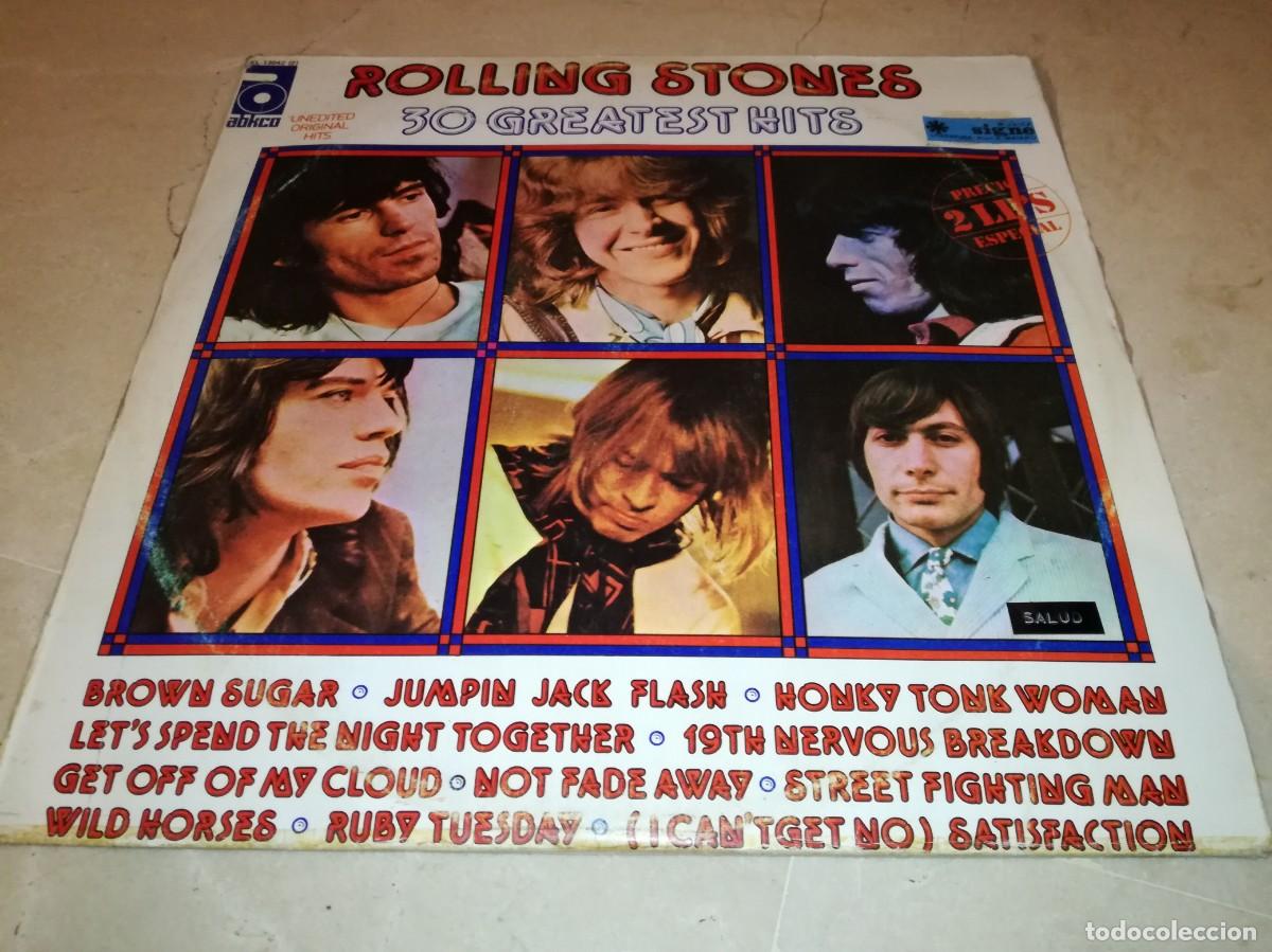 Discos de vinilo: THE ROLLING STONES-30 GREATEST HITS-ORIGINAL ESPA&Ntilde;OL 1977