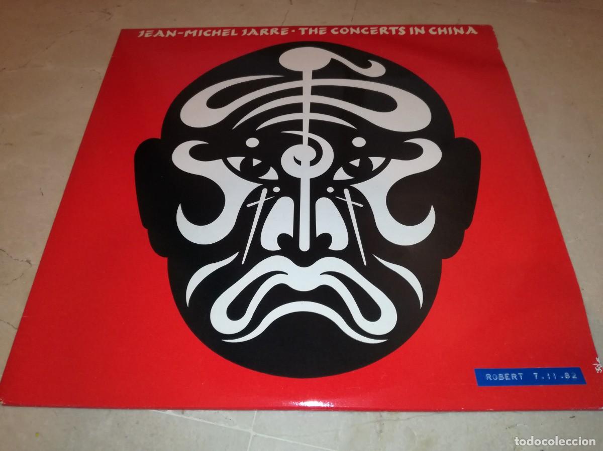 Discos de vinilo: JEAN MICHEL JARRE-THE CONCERTS IN CHINA-DOBLE LP-CONTIENE LOS ENCARTES-ORIGINAL ESPA&Ntilde;OL 1982