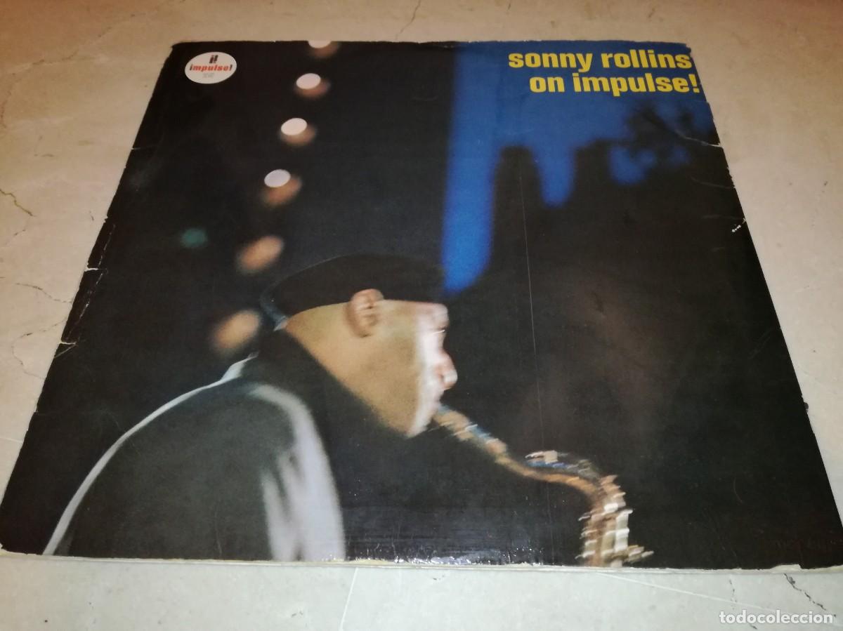 Discos de vinilo: SONNY ROLLING ON IMPULSE!-GATEFOLD-ORIGINAL ESPA&Ntilde;OL 1966-MONO - Foto 2