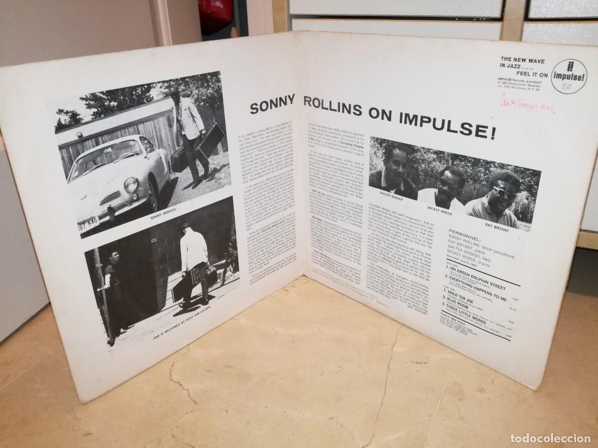 Discos de vinilo: SONNY ROLLING ON IMPULSE!-GATEFOLD-ORIGINAL ESPA&Ntilde;OL 1966-MONO - Foto 3