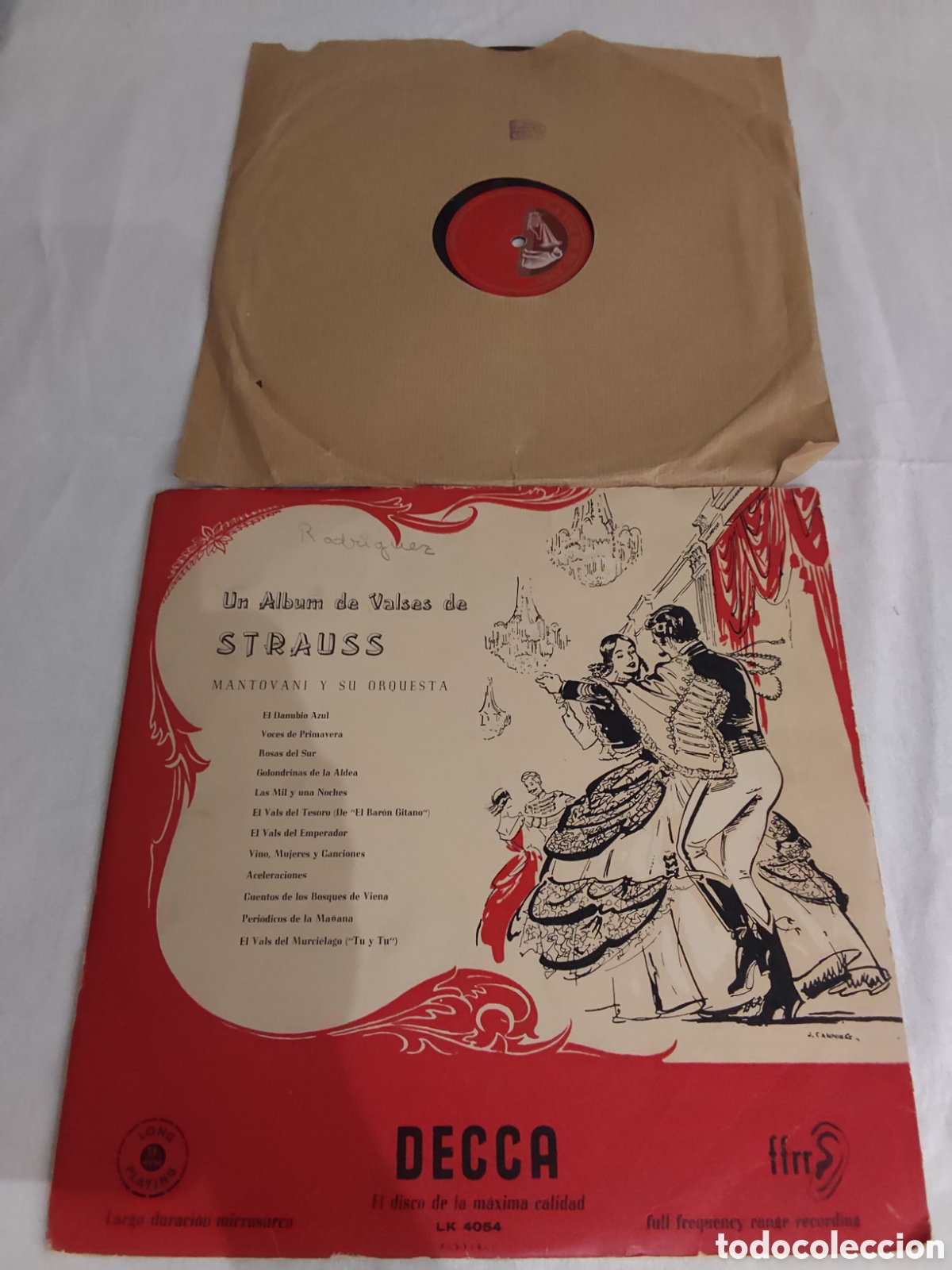 Discos de vinilo: Lote Vinilos Cl&aacute;sicos Strauss Mantovani Decca