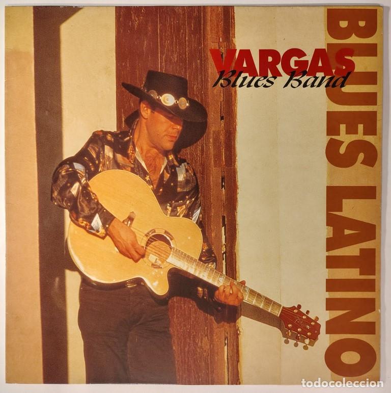 Discos de vinilo: Vargas Blues Band. Blues latino. DRO-Tres Cipreses, Spain 1994 LP + encarte