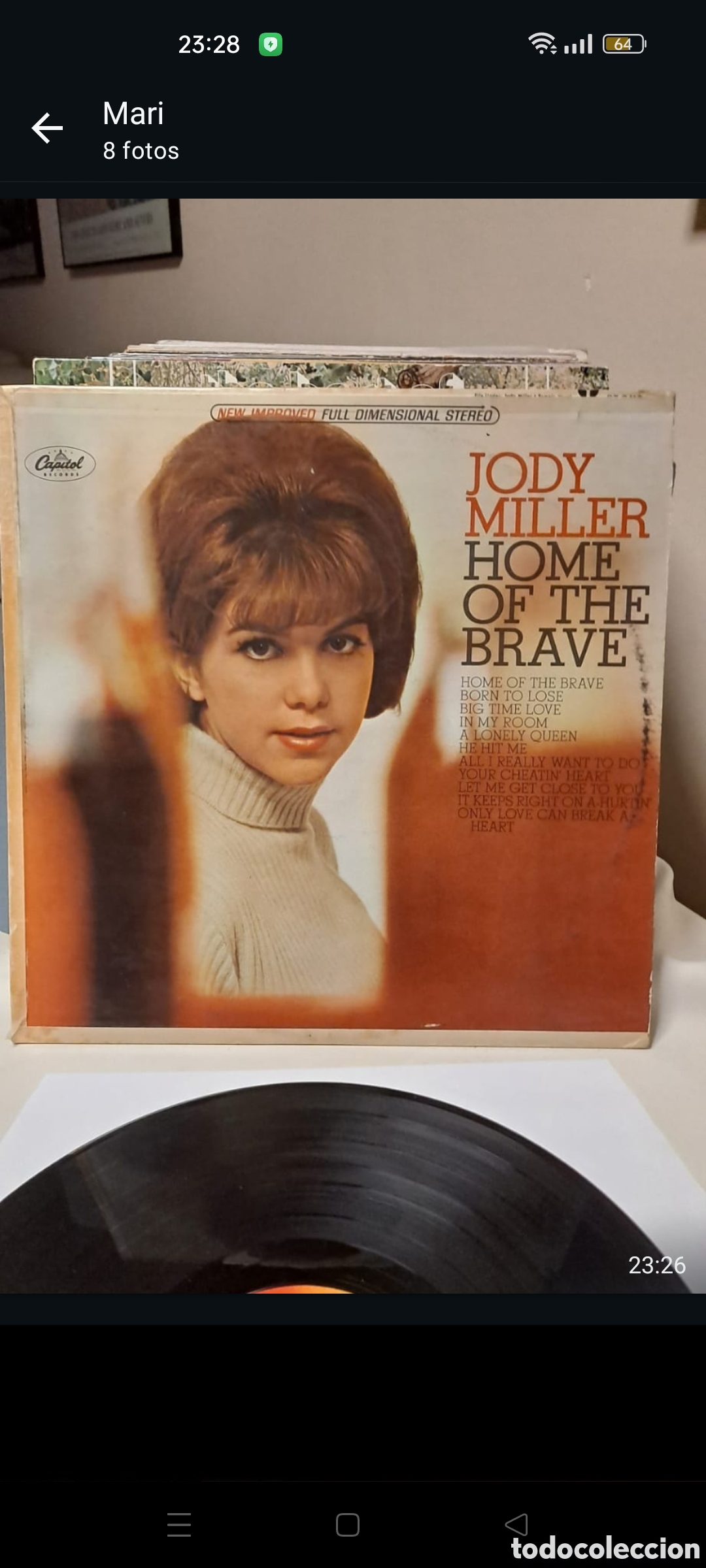 Discos de vinilo: Discos a&ntilde;os 60-USA,Jody Miller