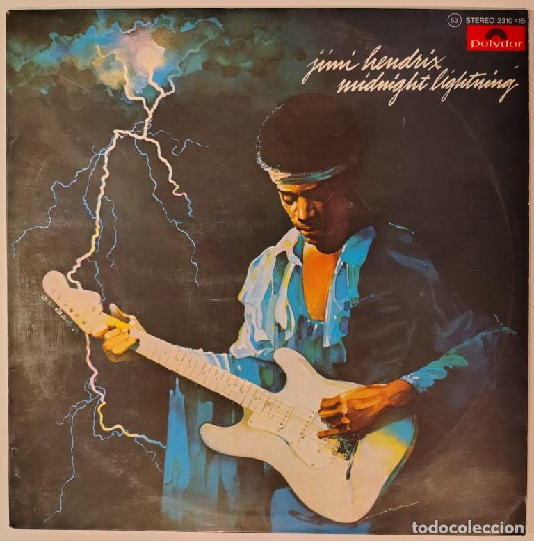 Discos de vinilo: Jimi Hendrix. Midnight lightning. Polydor, Spain 1975 LP (2310 415)