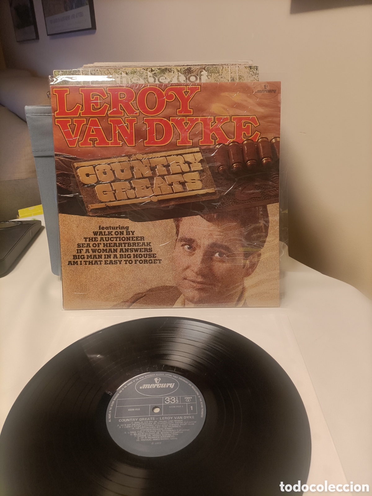 Discos de vinilo: Disco 1977, Leroy Van Dyke, Country Greats