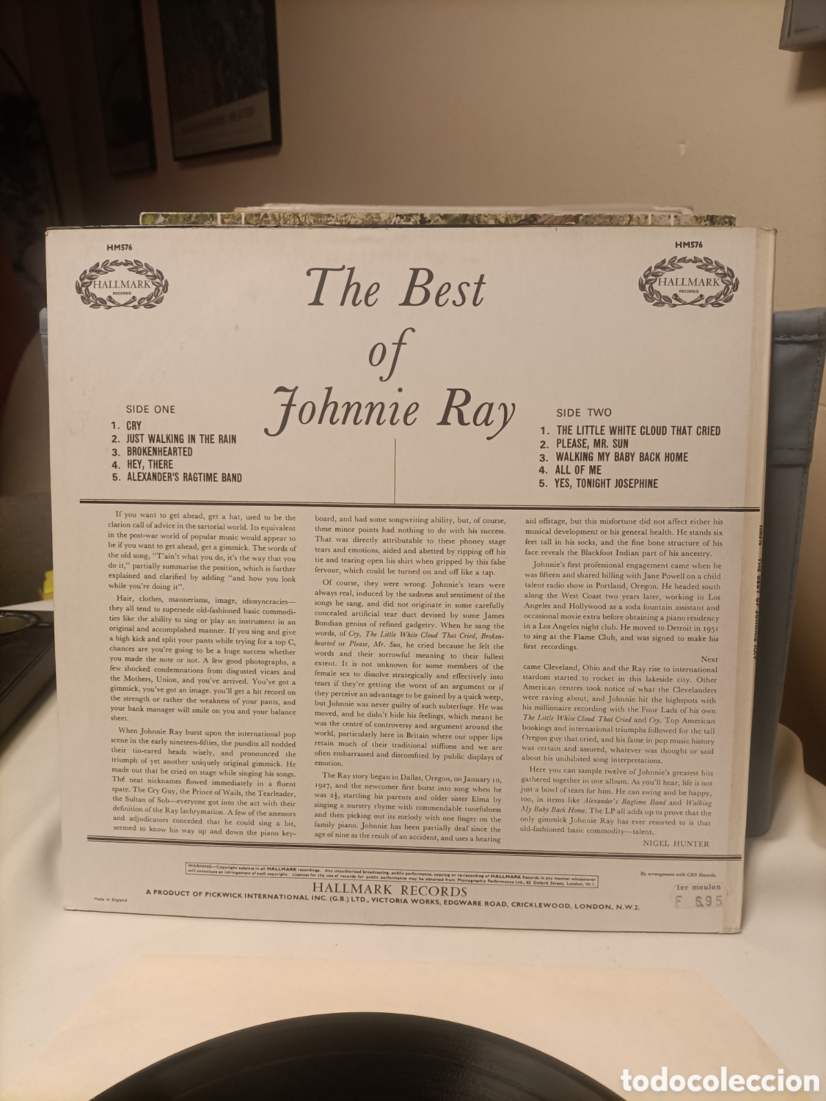 Discos de vinilo: Disco 1966,Johnnie Ray - Foto 8