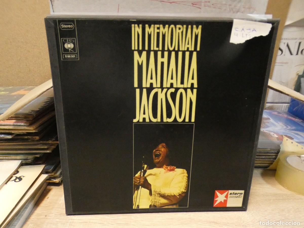 Discos de vinilo: ARKANSAS1980 BOXX718 VINILO MUSICA NEGRA ESTADO CORRECTISIMO MAHALIA JACKSON CAJA 4 LPS