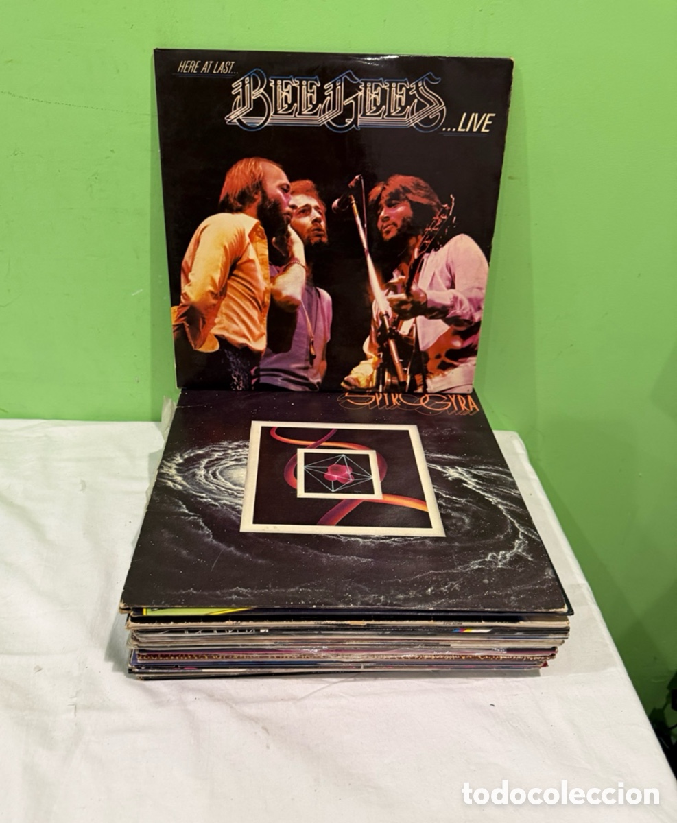Discos de vinilo: Gran lote 27 discos LP vinilo vintage m&uacute;sica internacional pop rock disco a&ntilde;os 70 80 colecci&oacute;n