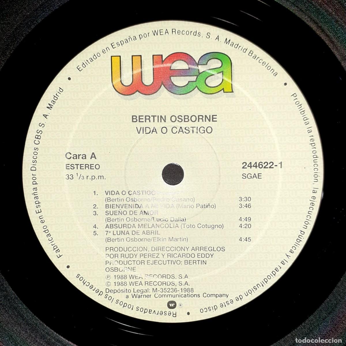 Discos de vinilo: 2 Vinilos BERT&Iacute;N OSBORNE - Foto 5