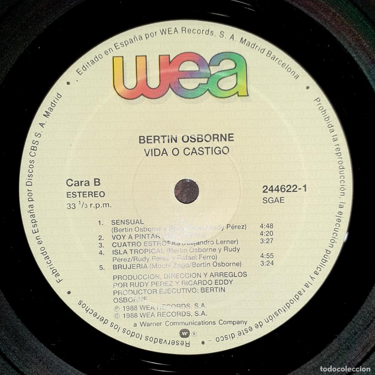 Discos de vinilo: 2 Vinilos BERT&Iacute;N OSBORNE - Foto 6