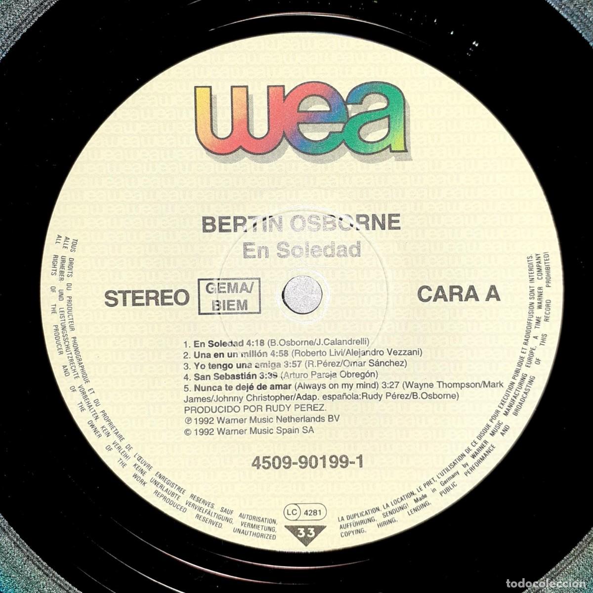 Discos de vinilo: 2 Vinilos BERT&Iacute;N OSBORNE - Foto 9