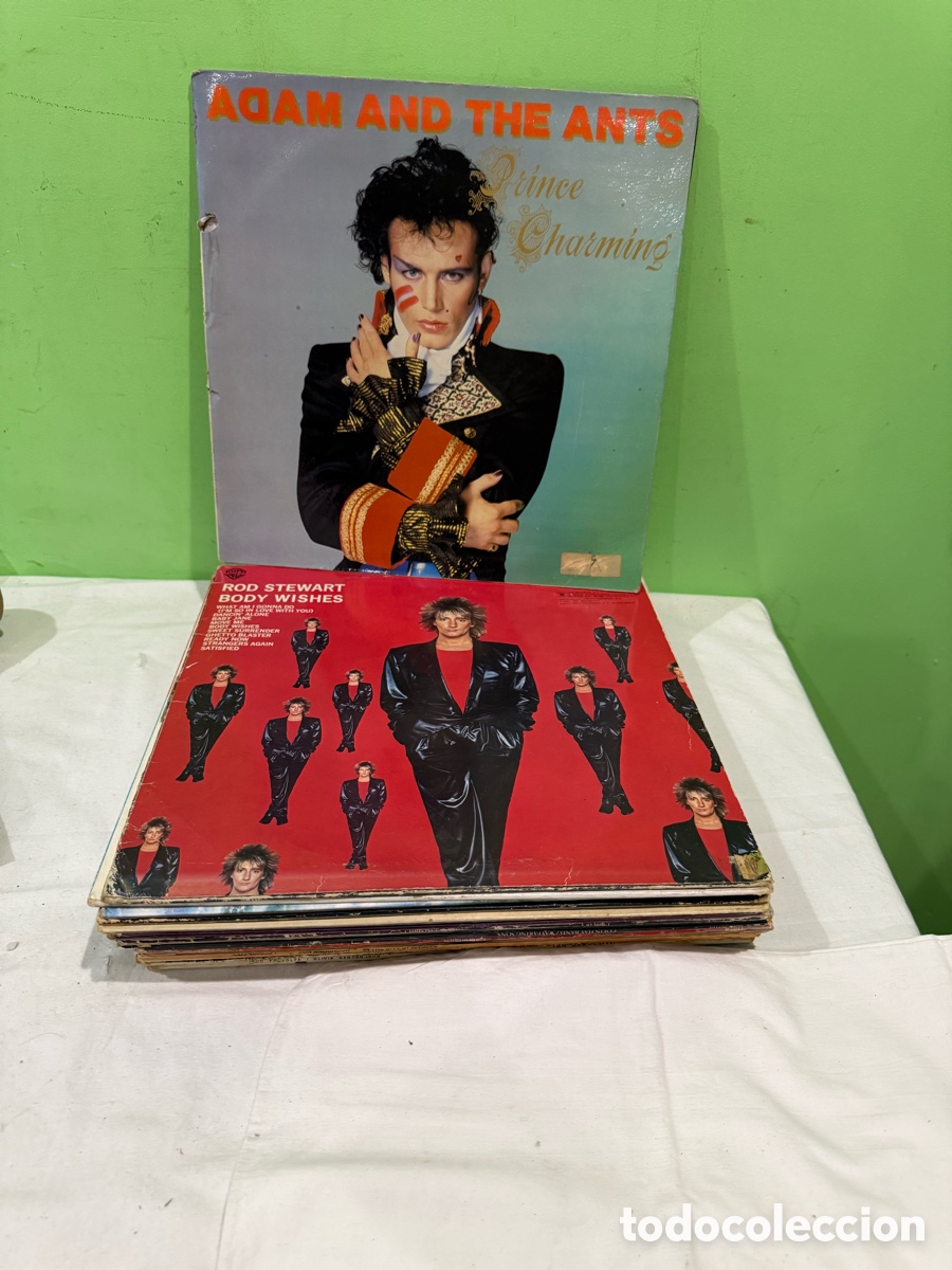 Disques de vinyle: lote 20 discos LP vinilo vintage pop rock internacional a&ntilde;os 70 80 colecci&oacute;n original