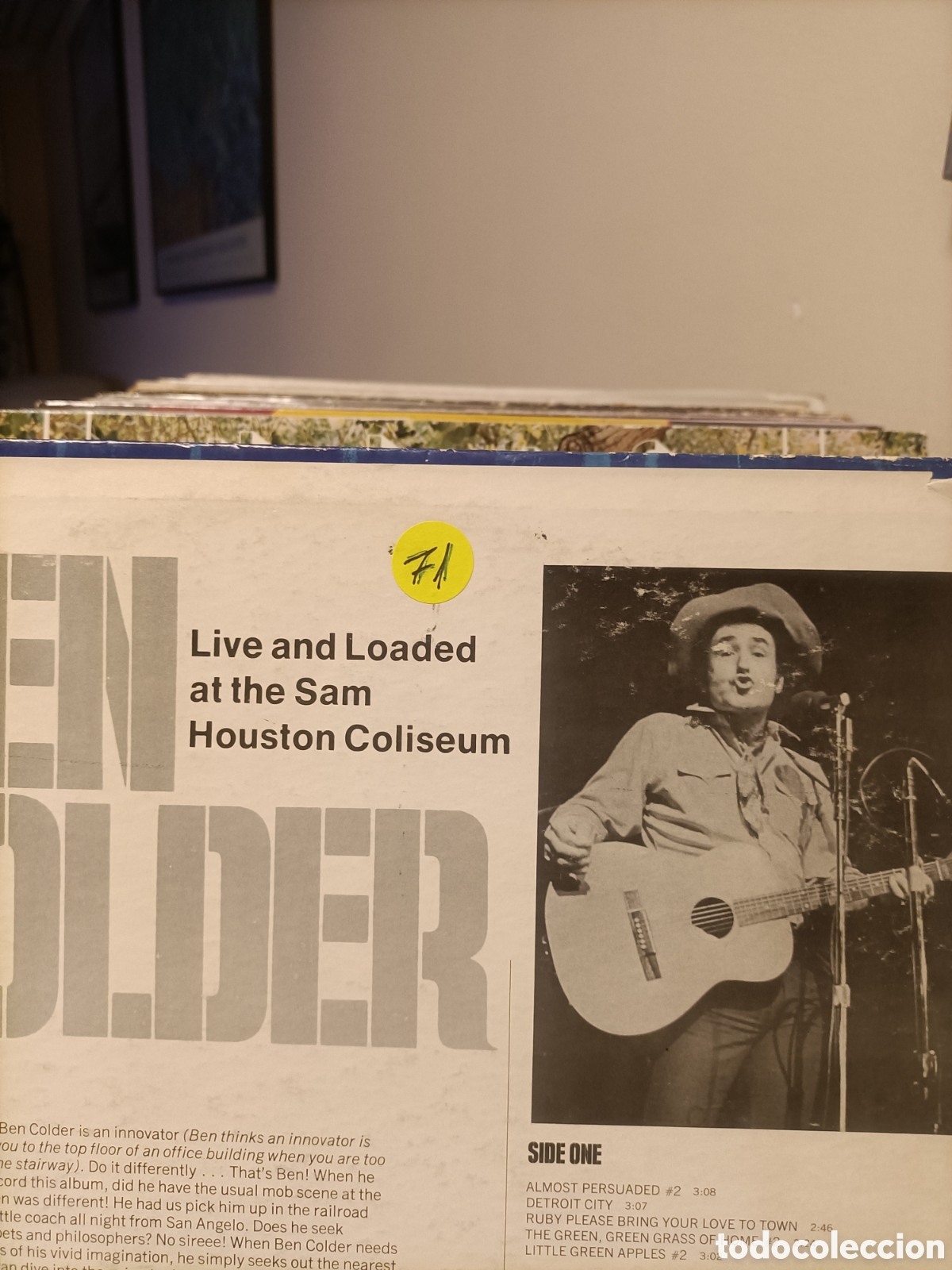 Discos de vinilo: Disco a&ntilde;os 70 USA,Ben Colder - Foto 4