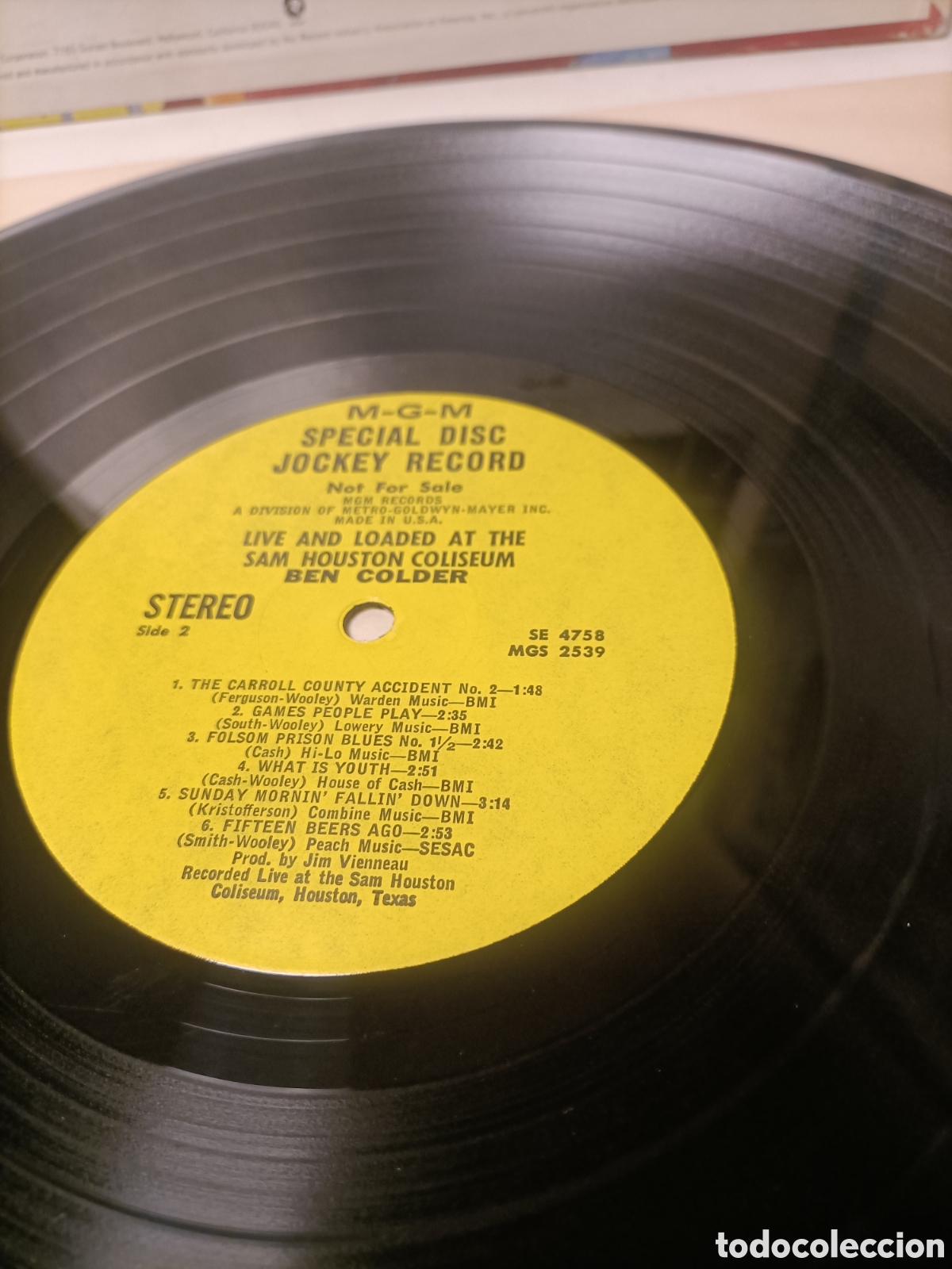 Discos de vinilo: Disco a&ntilde;os 70 USA,Ben Colder - Foto 6